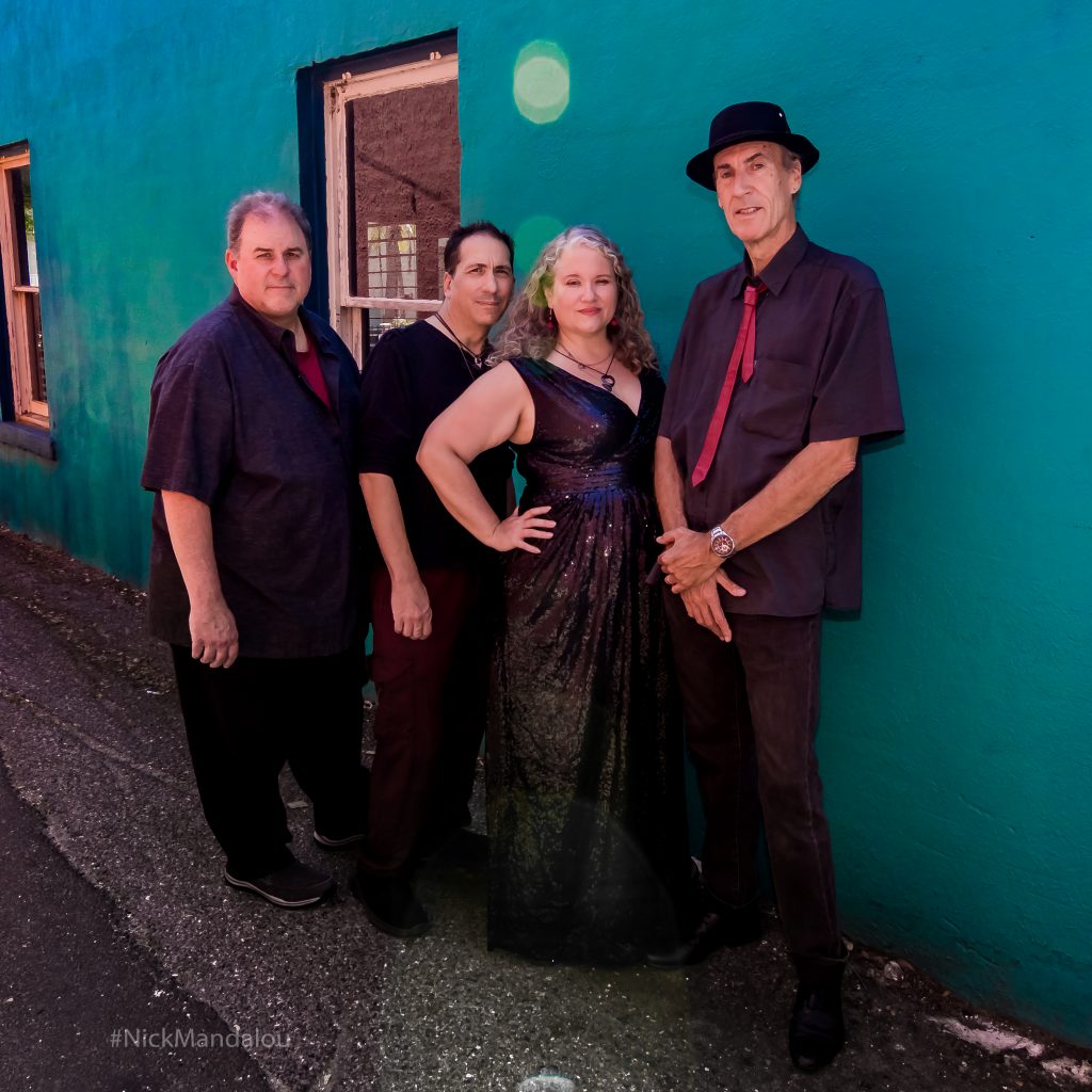 Julie Black & Her Band on the street in Tarpon Springs Florida